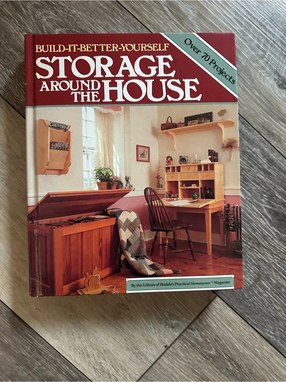 Storage Around the House - Red Hardcover DIY Storage Guide
